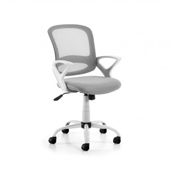 Chaise de bureau pivotante à roulettes Tangier