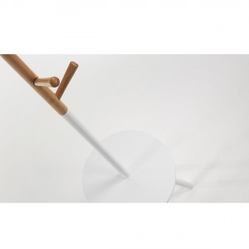 Table porte manteau design métal et bois Nerb