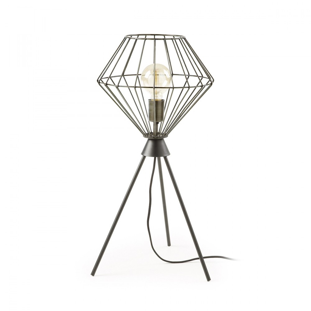lampe a poser design noir