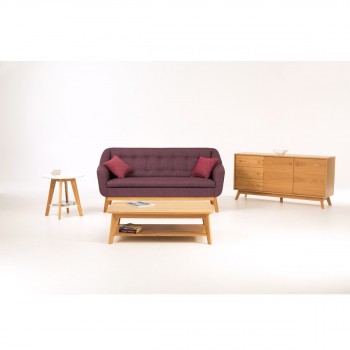 Table basse en bois 2 plateaux Kensal
