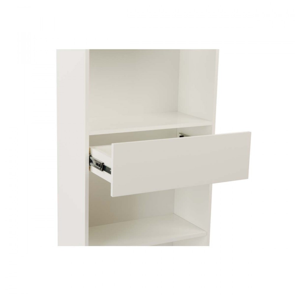 Bibliothèque design scandinave Blanco par Drawer.fr
