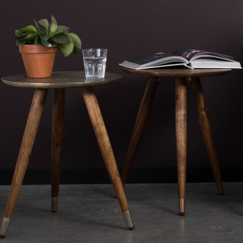 Table d'appoint vintage tripode Bast
