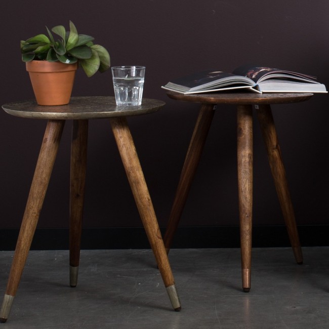 Table d'appoint vintage tripode Bast