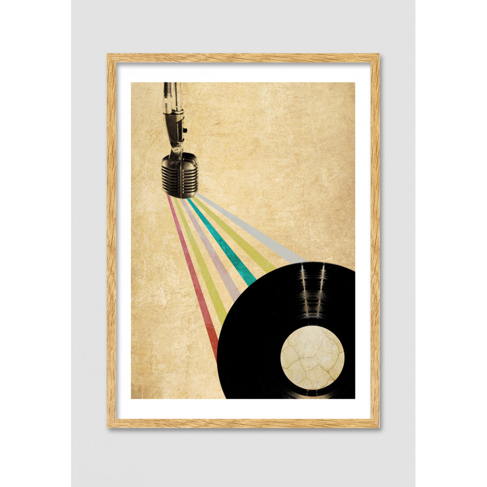 Collage vintage « The music Spell » Drawer