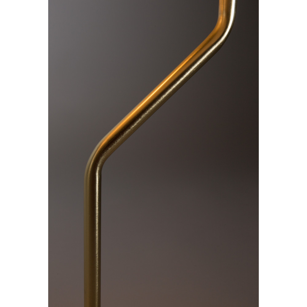 Lampadaire design métal finitions dorées Eclipse