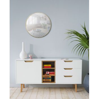 Miroir rond Ø38cm mural Bloomingville