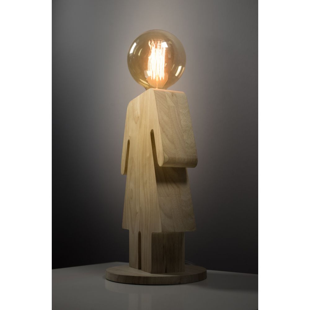 lampe a poser en bois