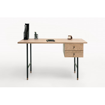 Bureau design bois et métal Jugend