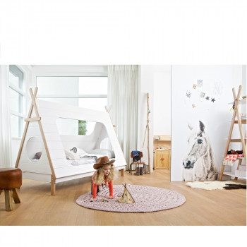 Lit enfant bois avec sommier Tipi
