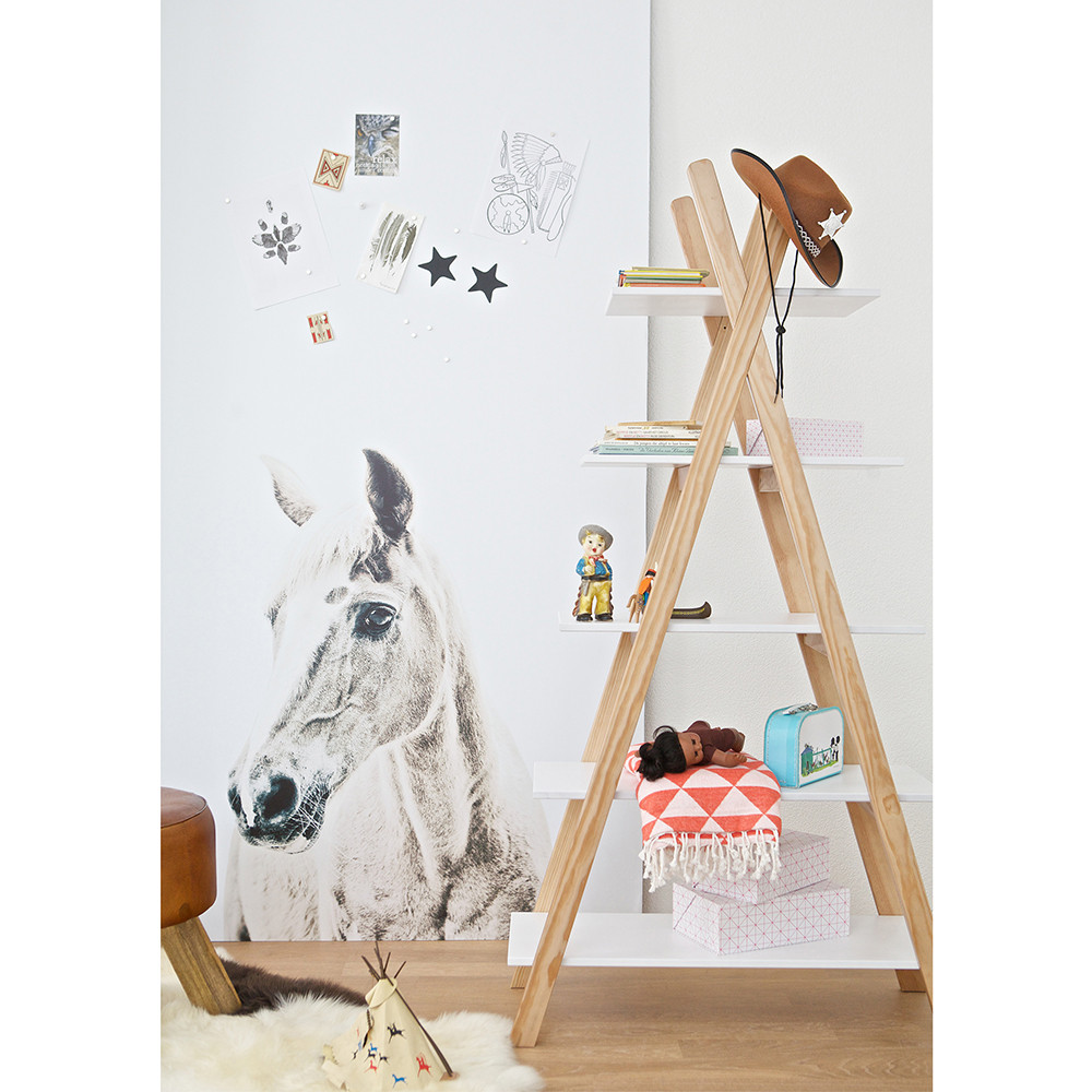 Etagere Enfant Pin Massif Blanc Tipi By Drawer