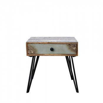 table de chevet en bois massifdrawer