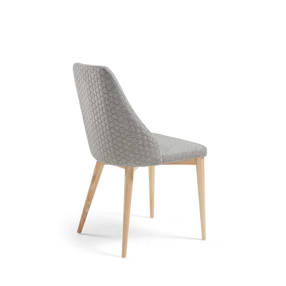 Lot de 2 chaises en tissu rembourré Rosie - Drawer