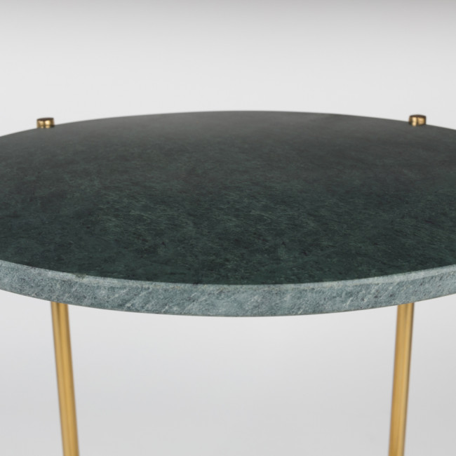 Table d'appoint marbre et laiton Timpa