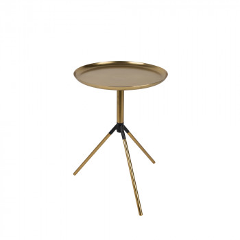 Table d'appoint tripode laiton Fraan