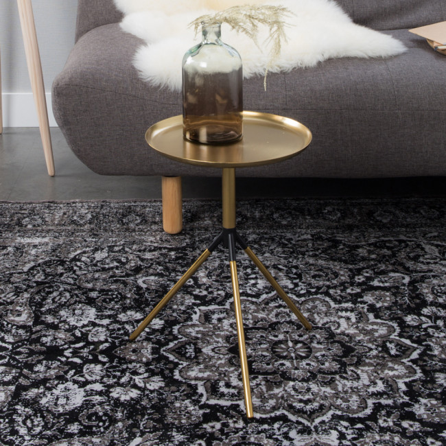 Table d'appoint tripode laiton Fraan