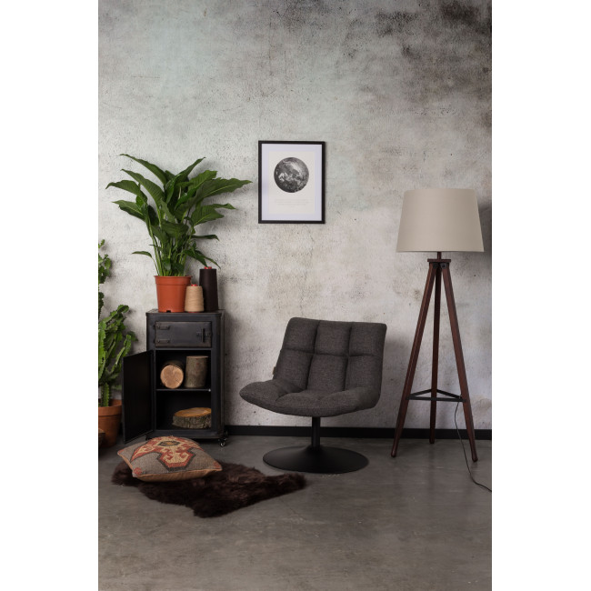 Fauteuil tissu pivotant lounge Bar