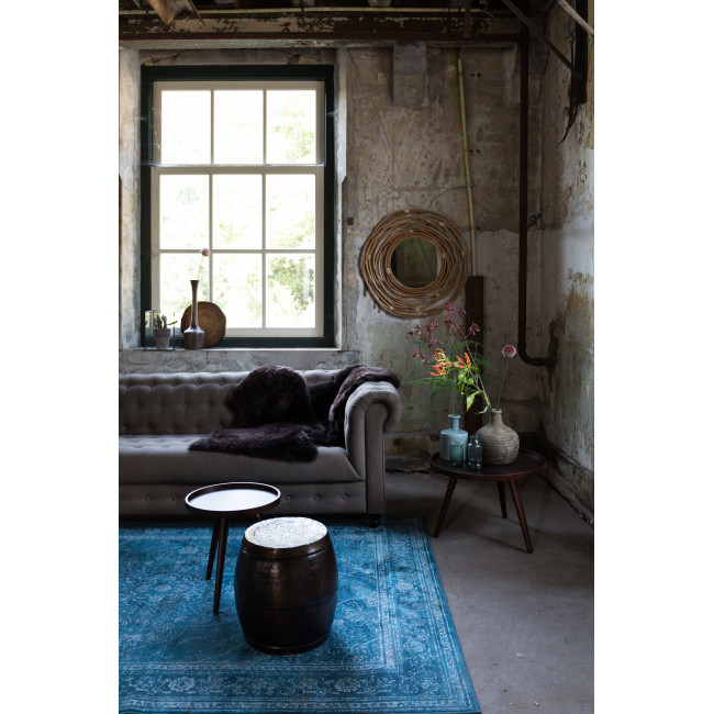 Tapis vintage Rugged bleu