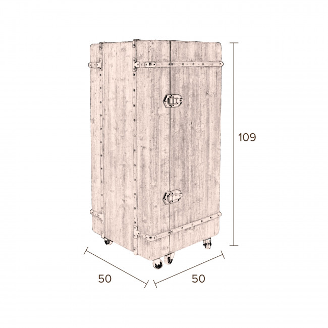 Meuble bar à vin vintage Lico Dutchbone