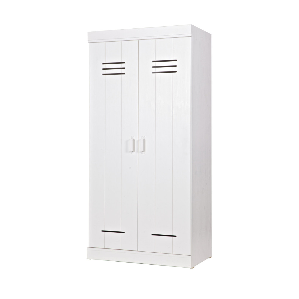Armoire Connect 2 Portes Look Vestiaire Industriel