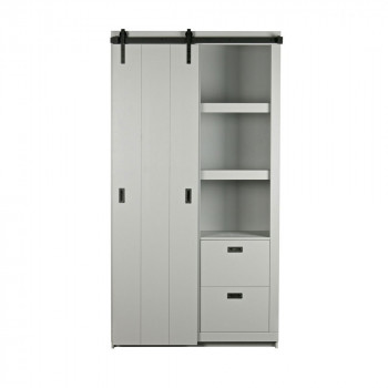 Armoire design bois porte coulissante Barn