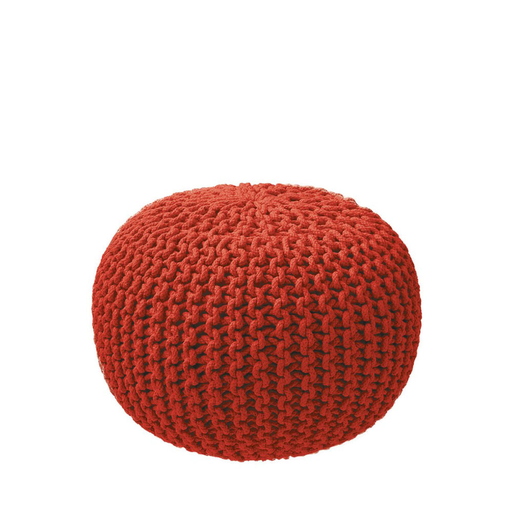 pouf tricot