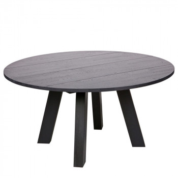 Table à manger ronde Ø150cm en chêne Jozua
