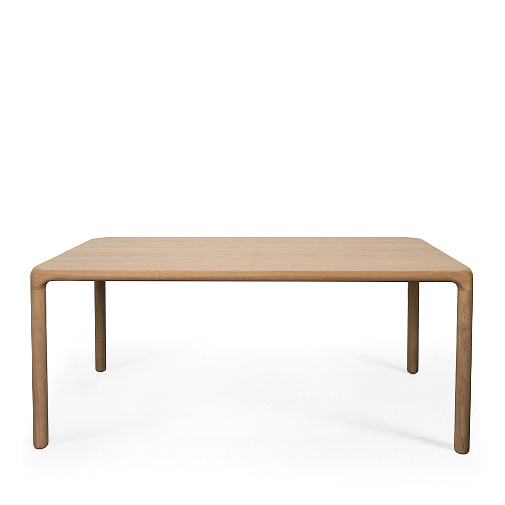 Storm - Table à manger bois 220x90 - Couleur - Bois clair