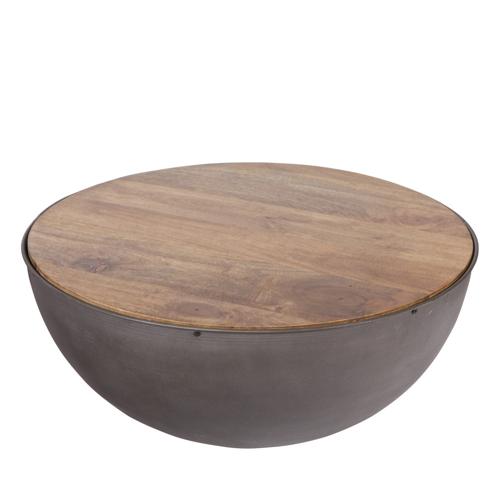 table basse ronde 80cm hockey