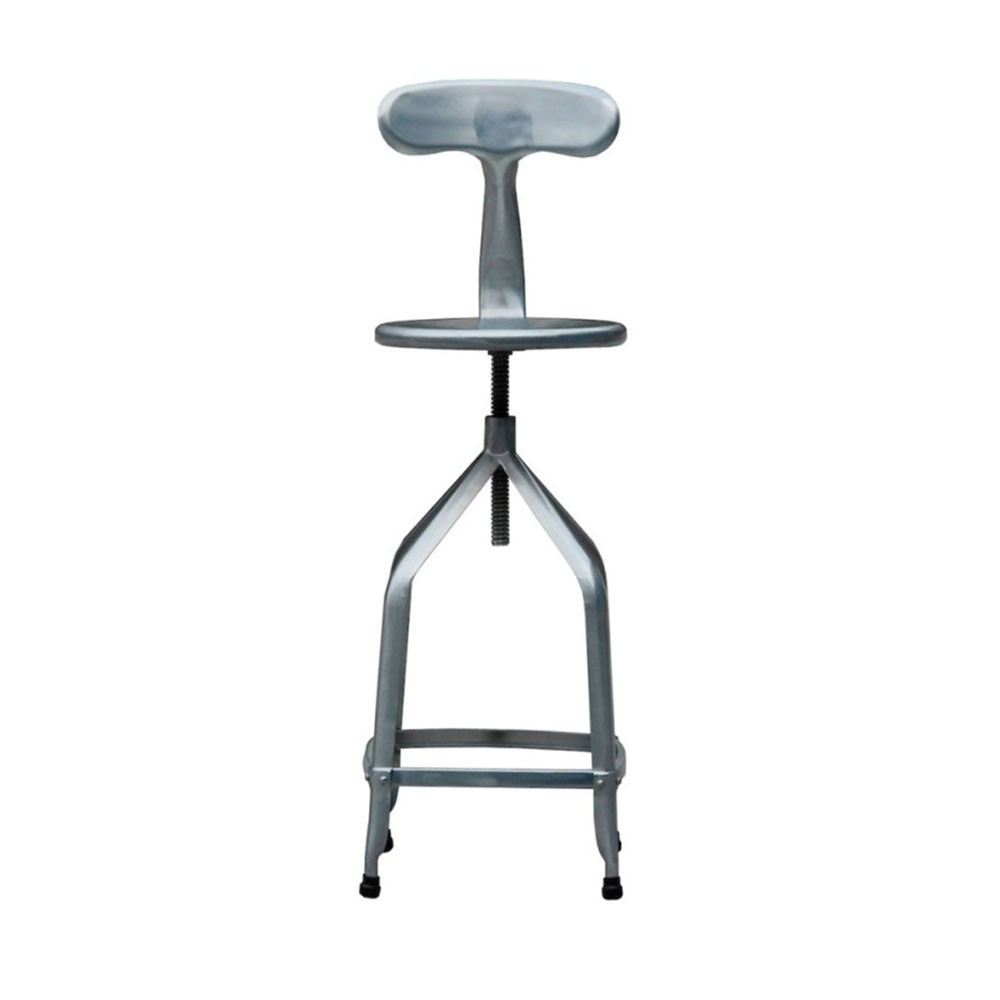 tabouret de bar reglable industriel metal marx