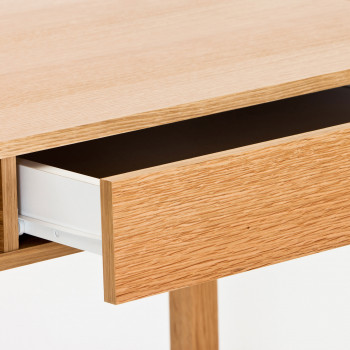 Bureau en chêne tiroir et niche NewEst détails 1