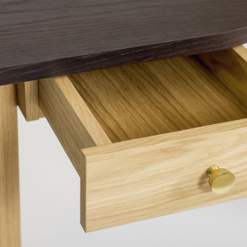 Bureau en bois 2 tiroirs Nice Desk