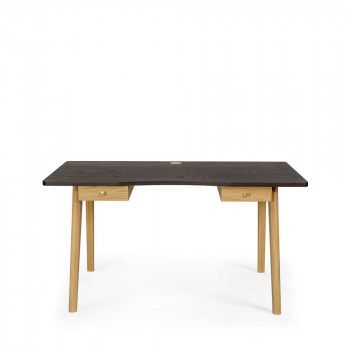 Bureau en bois 2 tiroirs Nice Desk