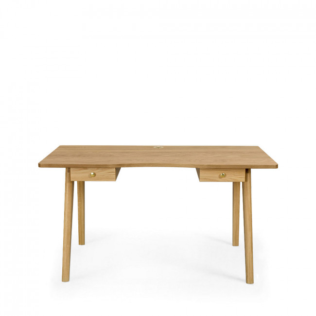 Bureau en bois 2 tiroirs Nice Desk