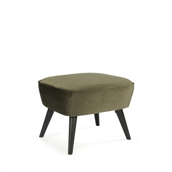 Tabouret velours Sara