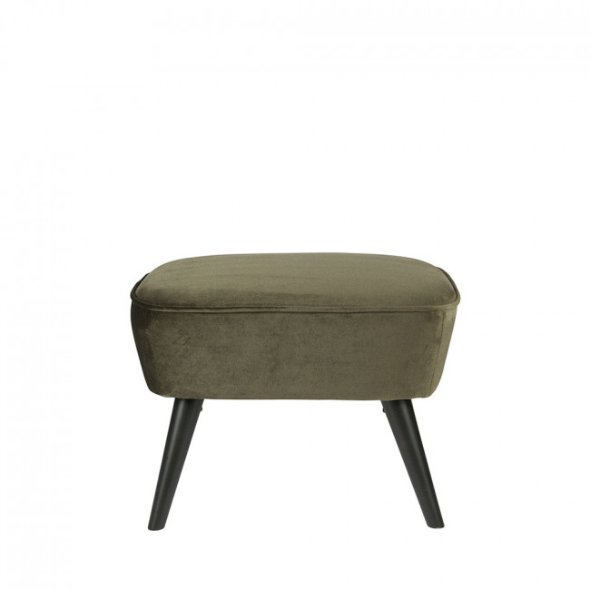 Tabouret velours Sara