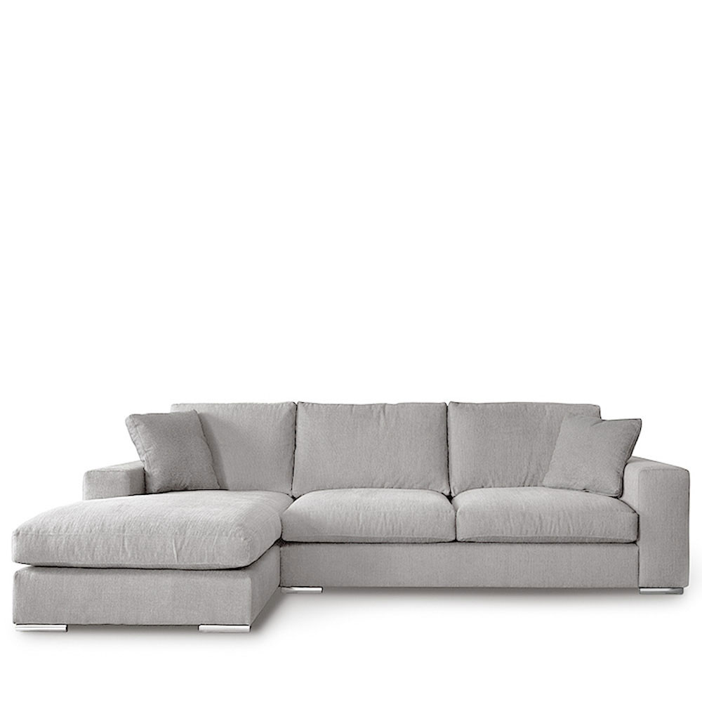 Canapé d'angle gauche tissu Pescara by Modalto - Drawer