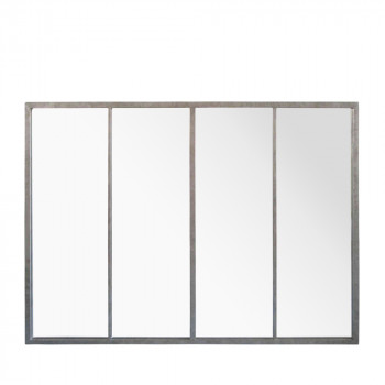 Miroir verrière zinc 90x120 Frank