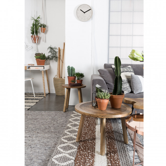 Table d'appoint ronde bois Ø60 Dendron Zuiver