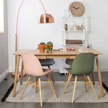 Table à manger extensible bois Glimps Zuiver