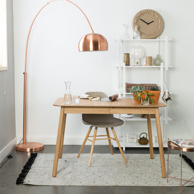 Table à manger extensible bois Glimps Zuiver