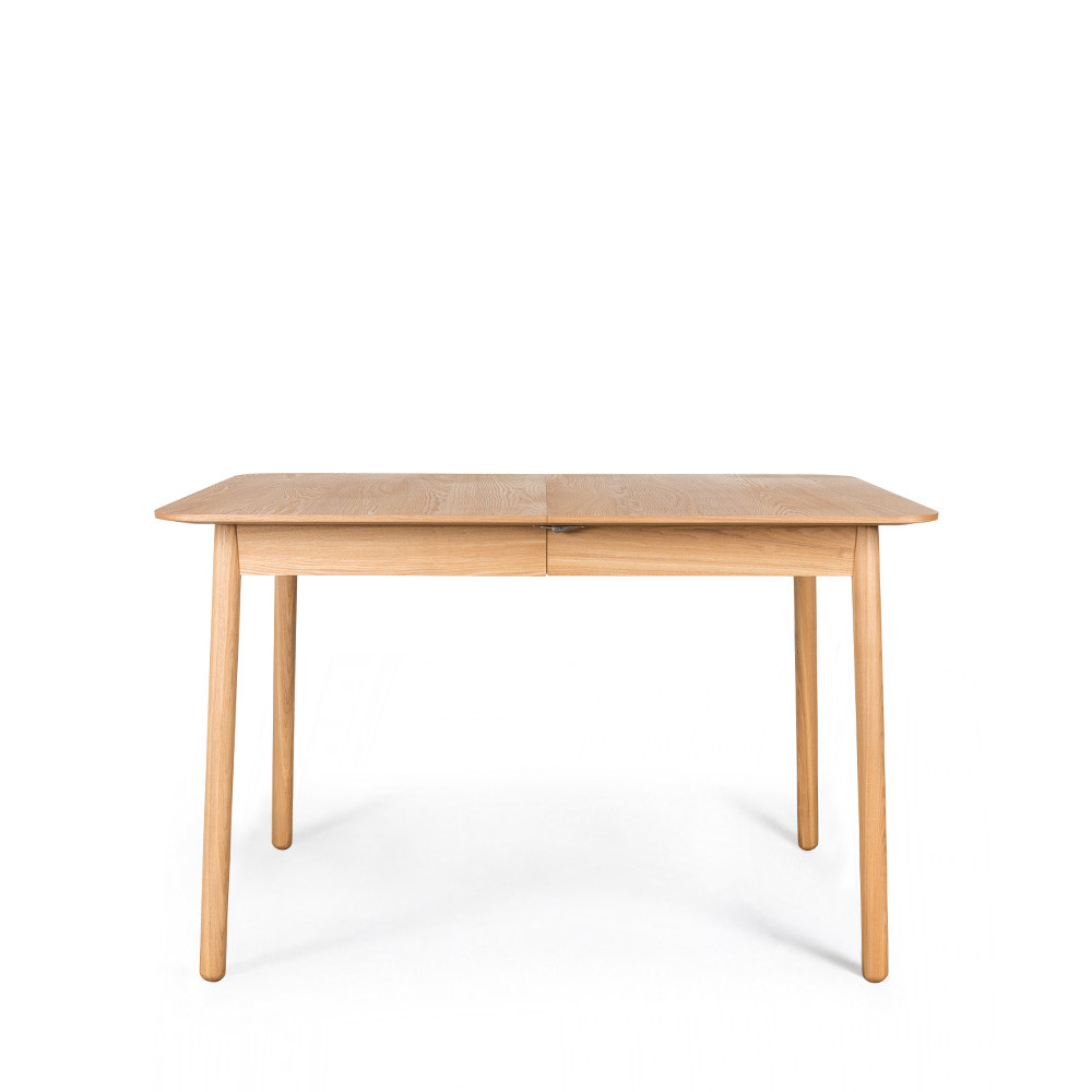 Glimps - Table à manger extensible 120-162x80cm bois - Couleur - Naturel