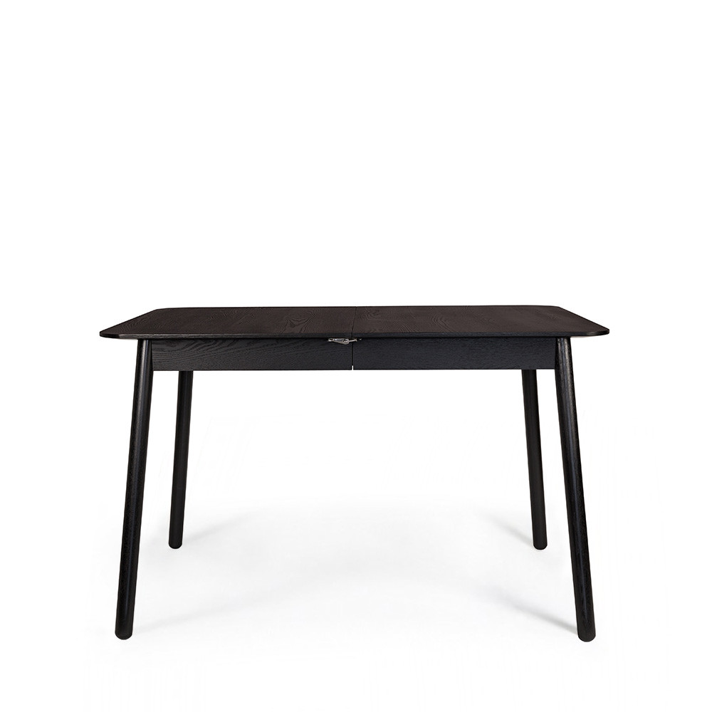 Glimps - Table à manger extensible 120-162x80cm bois - Couleur - Noir