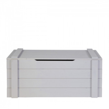 Coffre à jouets bois gris Ludo