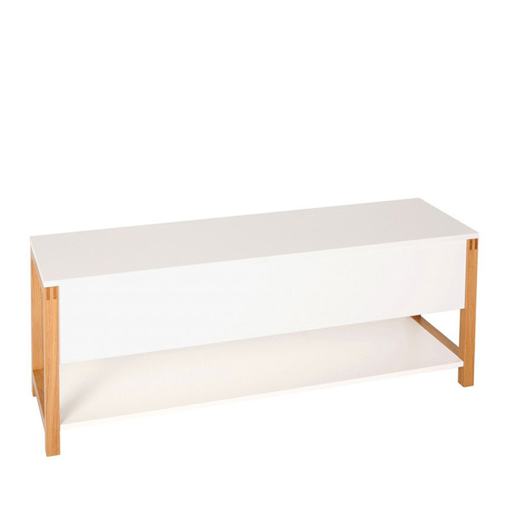 northgate - banc d'entrée scandinave - couleur - blanc