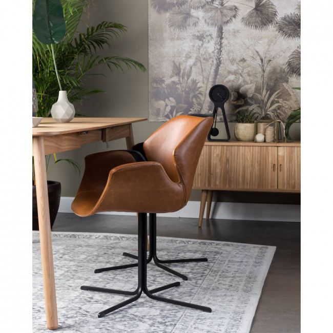 Table à manger extensible bois Glimps Zuiver