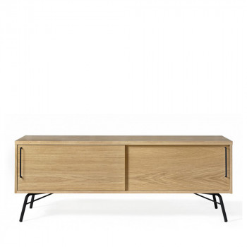 Meuble TV design bois et métal Ashburn