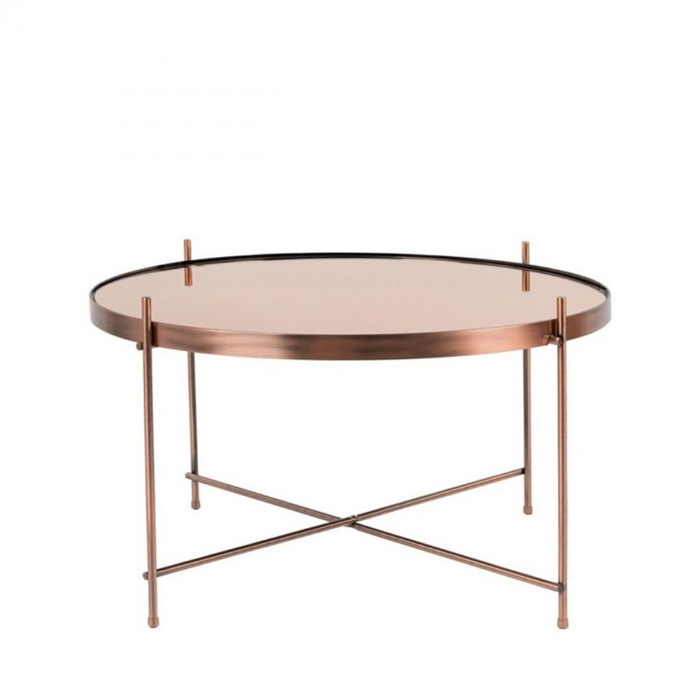 Cupid - Table basse design ronde Large - Couleur - Cuivre