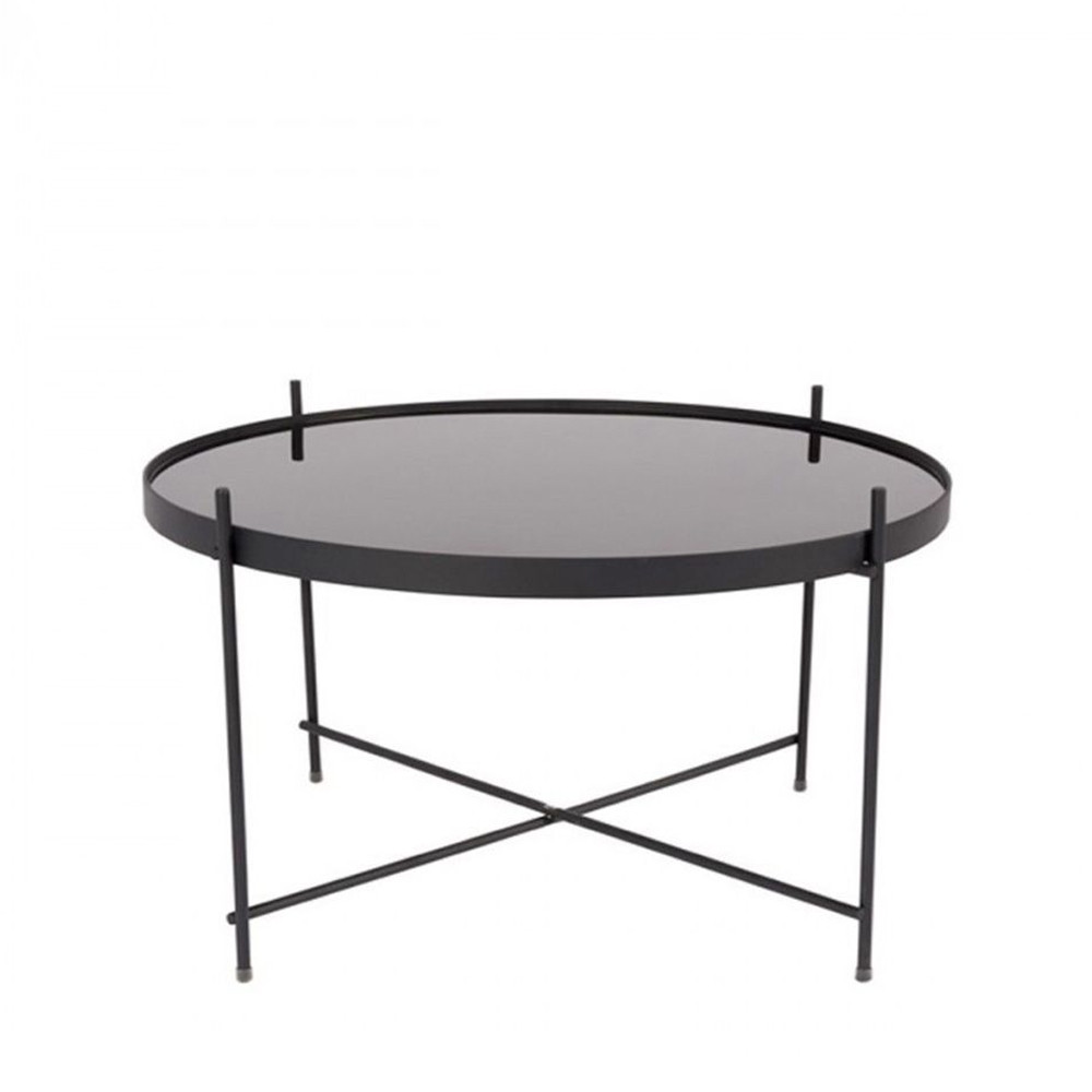 Cupid - Table basse design ronde Large - Couleur - Noir