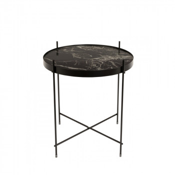 Table basse design ronde Cupid marbre