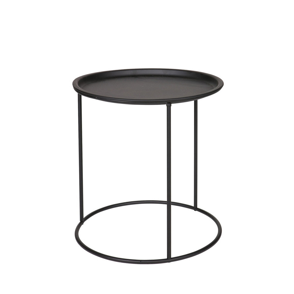 Ivar - Table basse plateau amovible métal M - Couleur - Noir